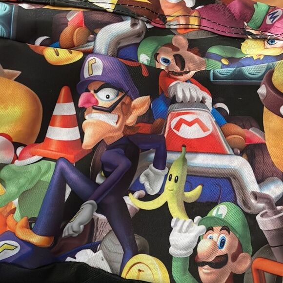 Nintendo 2017 Mario Kart Backpack School Book Bag Adjustable Straps - Picture 12 of 13